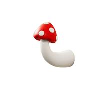 Genérico Dekorative Wandhaken ohne Beschädigung - Pilzförmiger Harz Haken für Kleidung Handtücher Schlüssel | Selbstklebender Wandhalter für Badezimmer Schlafzimmer Kinderzimmer & Büro