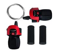 Generico del cambio para bicicleta, 1 par de cambio de maneta Twist para bicicleta | Mango antideslizante para bicicleta plegable para desplazamientos de entrenamiento