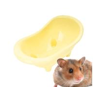 Genérico del hámster - Pequeño Animal, Caja De Baño | Contenedor De Abierto para Cobayas, De Baño De Hielo para La Comodidad De Chinchilla, Hábitat De Verano