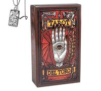 Genérico del Toro Tarot - Cubierta de Bolsillo para Principiantes con Collar - Diseño cautivador, fácil de Usar