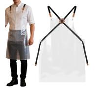 Genérico Delantal de cocina - Cómodo Plegable Protector - Delantal cómodo para limpieza y cocina,para hogar restaurante cocinar hornear lavar catering