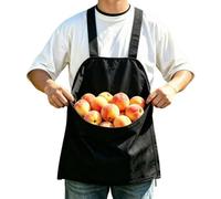 Genérico Delantal de jardín para r Chef Impermeable con Tirantes Cruzados