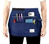 Genérico Delantal De Jardinería: De Trabajo D' Floristería, Delantal D' Herramientas Dee Utilidad, Envoltura Dee Cintura Ajustable, Mono Mezclilla Para Manualidades, Barbacoa Para Cocinar, Tú