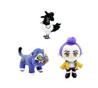 Genérico Demon Hunter Tigre Peluche Adorable Animal Personajes Muñeca Juguetes de Peluche Dibujos Animados Lindos Regalo Creativo para Fans (Sussie 3pcs)