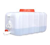 Genérico Depósito de Agua Horizontal, garrafa de plástico para Camping con Tapa y válvula, depósito de Agua portátil con asa, depósito de Agua (tamaño 150L)