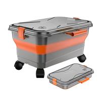 Genérico Depósito De Agua para Lavado De Coches | Contenedor De Agua De 22 litros para Lavado De Autos - Depósito Plegable para Jardinería Y Uso Exterior En Patios Y Espacios Abiertos