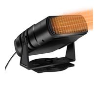 Genérico Descongelador De Parabrisas | 30W Ventilador Soplador Enchufable | Calentador Descongelador para Coche Portátil,para Sedán RV SUV Taxi Hielo Nieve Escarcha Viaje por Carretera Desplazamiento