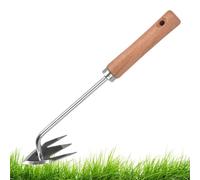 Genérico Deshierbador Manual, Arrancador Manual De 3 Dientes, Herramienta Extractor de Hierba, para Parterres, Granja, Patio Trasero, Césped, Patio, Exterior, Macetas, Plantas, Invernadero,