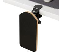 Genérico Desk Arm Rest, Foldable 90° Adjustable Wood Wrist Support Board for Comfortable Arm Positioning, Ideal for Computer Work, Game Play, Studio Use, Airplane Desks, and Offices