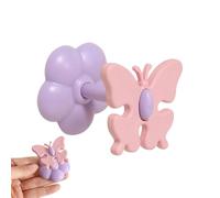 Genérico Desk Cord Organizer - 5cm Cute Butterfly Shape Cable Clip, Non Slip Cable Management Under Desk Wire Holder, Desktop Cables Management Clip | Under Table Clipsfor Laptop Charger TV PC