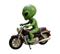 Generico Desk Decor, Riding Motorcycle Garden Sculpture,Resin Garden Statue - For Lawn Backyard Porch Patio Terrace Balcony Landscape Party