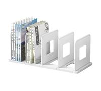 Genérico Desk Document Organizer - Storage for Books | Book Detachable Storage Holder with 4 Compartments | Large Capacity Tabletop Book File Holders | Portable Bookshelf Vertical Document Organizer
