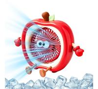 Genérico Desk Fan 3 Speeds Cute Mini Powerful Phone Stand Device