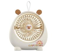 Generico Desk Fan Portable USB Charging Rechargeable Cooling Tool 2-Speed
