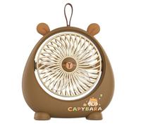 Genérico Desk Fan Portable USB Charging Rechargeable Cooling Tools 2-Speed