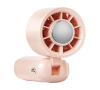 Genérico Desk Fan, Quiet Mini Blower, 36 x 2,13 pulgadas Usb Bladeless Cooling Tool with Ambient Night Light, Portable Personal Fan for Bedroom, Desktop, Dorm, Kitchen, Home Use