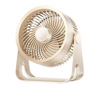 Genérico Desk Fan, USB Charging Fan, Wall Mountable Quiet Blower, 360 Degree Adjustable Tilt, 3 Speed Wind Modes, Home Dorm Camping Use, 6.65x7.44x3.66 Inches, White Purple, 1 Pack