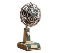 Genérico Desk Fan Vintage - Portable Retro Mini Desktop Fan