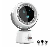 Genérico Desk Fan with AI Tracking Head Movement Follow 200 Speeds (white)