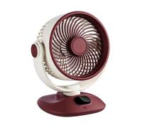 Genérico Desk Fans Small Quiet 3 Speeds Portable Quiet Powerful Device