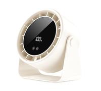Genérico Desk Fans Small Quiet, Touch Control Silent Table Fan with Long-Lasting Battery, Portable Cooling Device for Travel, Desk, Bedroom, Outdoor Camping, and Personal Comfort
