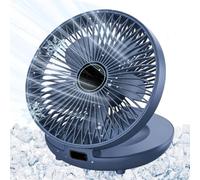 Genérico Desk Fans Small Quiet Wall Mount Osdcillating 3 Speeds Adjustable