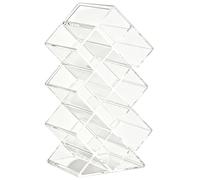 Genérico Desk Lipstick Organizer | Space-Saving Cosmetics Rack 10-Slot | Lipstick Organizer Acrylic Case | for Lip Gloss Lip Balm Eyebrow Pencils Bedroom Dorm Apartment Bathroom