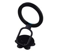Genérico Desk Phone Mount - Magnetic Suction Cup Stand For Smartphones | Premium Aluminum Alloy with Strong Hold, Versatile Placement, 360 Degree Rotation For Bedroom Hotel Living Room