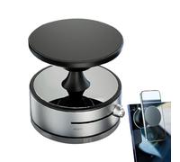 Genérico Desk Phone Stand, Magnet Mobile Holder, 2.32x2.32x2.28 Inches, Compact Auto Mount, Strong Suction Car Accessory, Adjustable Aluminum Alloy, Cradle for Kitchen, Dashboard, Table