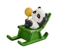 Genérico Desk Phone Stand Resin Panda Small Figurines Cartoon Animal Phone Holder Desk Stand for Tablet Home Bedroom Living Room Kitchen School Office Travel Camping