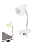 Genérico Desk, Table with Adjustable Clamp, Portable for Desk or Nightstand, Eye Care Study with Flexible Arm for Reading, Computer Work, Home Office, or Bedroom