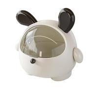 Genérico Desk Trash Can | Cute Bedroom Trash Can With Cartoon Animal Design - Aesthetic Multi-functional Home & Garden Storage Baskets For Countertops, Makeup, Table