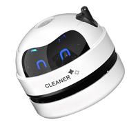 Genérico Desk Vacuum, Portable Table Dust Cleaner, PP, Electronic Components USB Charging Mini Vacuum with Detachable Nozzle, Ideal for Cleaning Keyboards, Desktops, and Crumbs, 8.5x7cm
