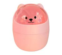 Genérico Desktop Basura Can - Patrón de cerveza Waste Bin, Small Multifunctional Trash with Swing Lid, and Tabletop Use, Funny Design for Home, Kitchen, Bedroom, Office, Dorm Room | Materia