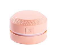 Genérico Desktop Cleaner, Robot Vacuum for Tabletop, Low Noise Motor, Corner Covering Suction Head, Ideal for Windowsills, Crumbs, Counters, College, Dorm, Craft, Room, Workspaces Use