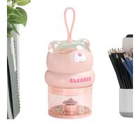 Genérico Desktop Cleaner Vacuum - USB Rechargeable 500mAh Cute Bear Design Duster, Mini Desktop Vacuum for Students, Dirt, Dust, Car, Office, Home, Shop, Counter, Electronics, and Tabletops