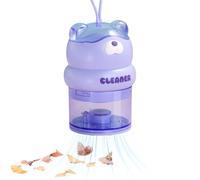 Genérico Desktop Cleaner Vacuum - USB Rechargeable 500mAh Mini Table Dust | Energy Saving Cute Bear Design Duster | Desktop Vacuum | For Student Dirt Dust Car Office Home Shop Counter Electronics