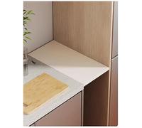 Genérico Desktop Extended Storage Rack, Side Widening Extension Board, Woodern Countertop Filling Panel, Range Gap Cover for Small Place, for Office, Study, Kitchen(80x40cm/31.5x15.8)