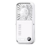 Genérico Desktop Fan - Desk Fan For Bedroom,Foldable USB Charging LED Screen Backup Power Phone Holder Use For Dormitory Workplace Workshop Truck Tent,6.61x3.15x1.14 Inchesss