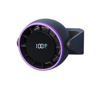 Genérico Desktop Fan, LED Rechargeable Mini Cooling Fan | Touch Control Wall Mount Quiet Air Circulation Device Large Capacity Battery Portable Bedroom Office Kitchen Use Gift For Teens Home