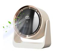 Generico Desktop Fan, USB Rechargeable Cooling Device, 17.6x8.6x19.1cm/6.93x3.39x7.52 Inches 5 Speed Wind, 90° Adjustable Tilt, Compact Design, for Home, Office, Kitchen ABS