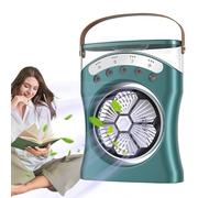 Genérico Desktop Misting Fan - Rechargeable Desktop Fan with Mist | 180degree Rotating Three-Speed Cooling Machine | Quiet Fân for Summer, Mini Misting Fans for Dormitories, Desktops Spray Fans