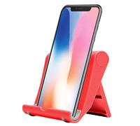 Genérico Desktop Phone Holder Stand - Folding Tablet Stand for Office | Adjustable Multi-Angle Tilt with Non-Slip Silicone Base & Frame for Mobile Phone, Desk Accessories and Home