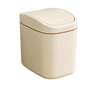 Generico Desktop Trash Can With Lid | Tabletop Wastebasket & Multi-Functional Trash Dispenser | Mini Desk Trash Bin For Home & Household Cleaning | Compact Waste Can For Easy Disposal