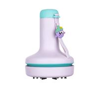 Genérico Desktop Vacuum, Small Cleaner, 3,39 x 3,39 x 4,61 pulgadas, Cordless Tool, Portable Recargable Device, Handheld Interior Machine, White Magenta Purple Green Options, for PC Kitchen