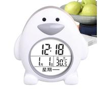 Generico Despertador, despertador lindo | reloj de escritorio en forma de,Reloj infantil OK para despertarse, despertador para habitación con calendario perpetuo para cumpleaños, Año Nuevo