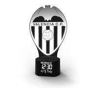Genérico Despertador Lámpara Valencia CF - Reloj Despertador con Luz LED Multicolor, Función de Alarma, Caja Oficial VCF