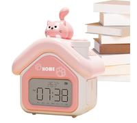 Generico Despertador para niños | Pantalla LED - Decoración para habitación de oficina, casa, escuela, dormitorio, mesita de noche, habitación pequeña