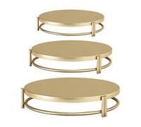 Genérico Dessert Cake Stand, Party Display, 3 Piece Round Tray Design