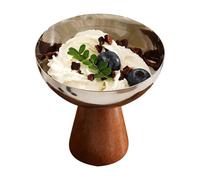 Genérico Dessert Cups - Modern Reusable Bowls Food Grade Durable Design, Tableware Dish Set, Elegant Snack Holders | Party Solution for Wedding Birthday Home Office Bakery Event